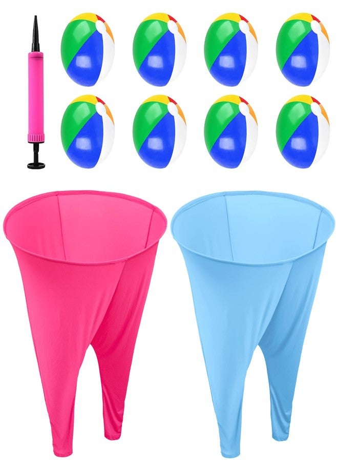 OMKSIH Granny Pants Yard Game 2Pcs Freaky Party Games Pants with 8 Bouncy Balls and 1 Air Pump Fun Multiplayer Party Giant Outdoor Game Backyard Party Field Day Reunion Games for Adults and Family - Image 1