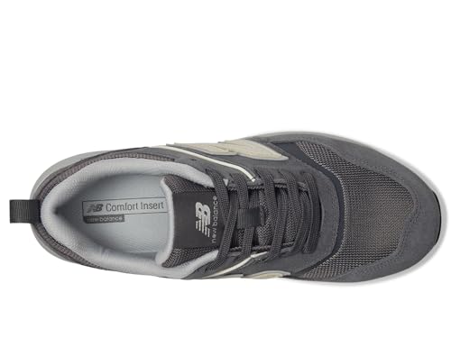 New Balance Men's Elite Lite Electrical Hazard X-Wide Composite Toe, Industrial Work Shoe Lightweight & Slip Resistant, Grey White, 7 - Image 2