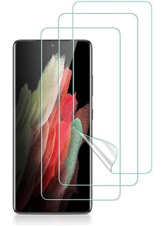 ESR 3 Pack Liquid Skin Screen Protector Compatible With Samsung Galaxy S21 Ultra (2021), Supports Fingerprint Sensor, Full Coverage Polymer Film, Easy Installation Kit  - Image 1