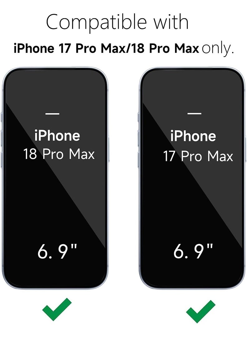 Case Up Screen Protector For Apple iPhone 18 Pro Max / iPhone 17 Pro Max 6.9 Inch 9H Hardness Tempered Glass Film, Bubble Free Easy Installation, Full Coverage, Anti Scratch And Touch Sensitive - Image 2