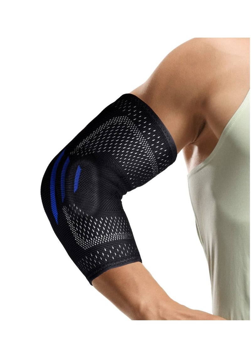 Y&D 2 in 1 Tennis Elbow Brace for Men Women Compression Sleeve with Integrated Pads Breathable Tendonitis elbow Support Protector Sports Golfer's Arthritis Treatment Reduce Joint Pain - Image 1