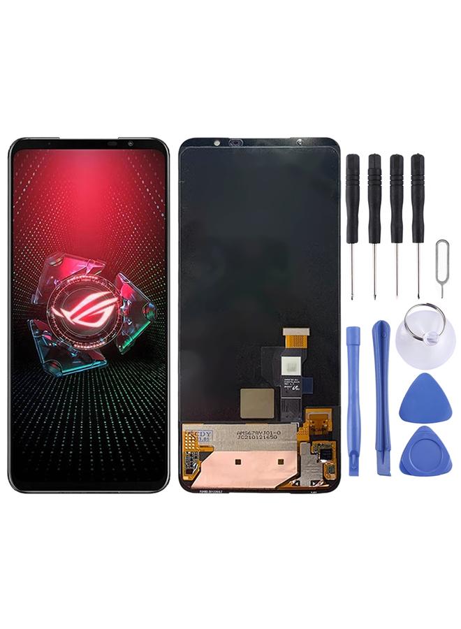 erorex Replacement Original LCD Screen for Asus ROG Phone 5 ZS673KS I005DA with Digitizer Full Assembly Black - Image 1