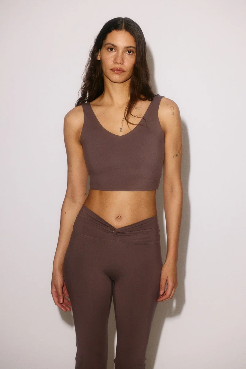 اتش اند ام لغينغز يوغا بحافة واسعة من نسيج سوفت موف