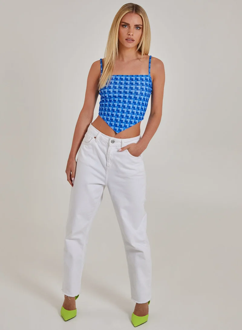Pink Vanilla  Geometric Print Cami Top for Women | Best Price UAE