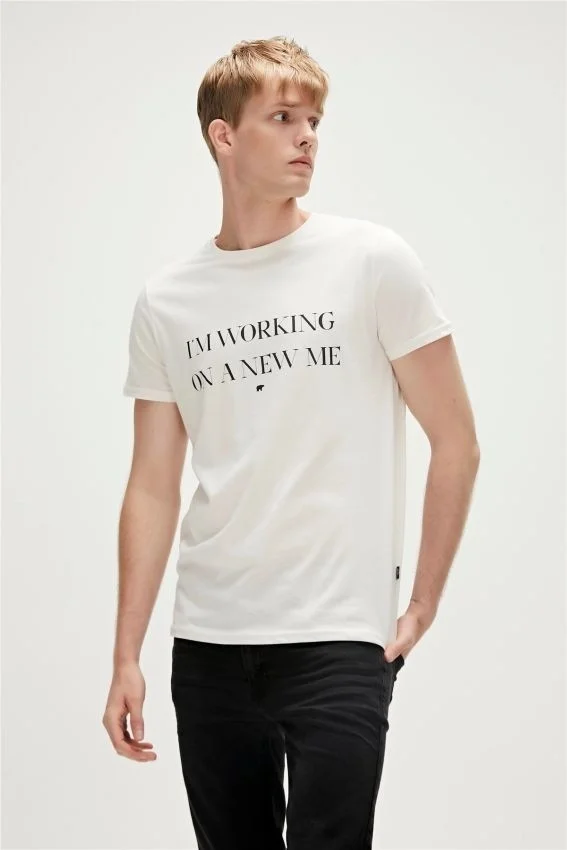 Bad Bear Bed Bear Persona White T-Shirt White 23.01.07.013