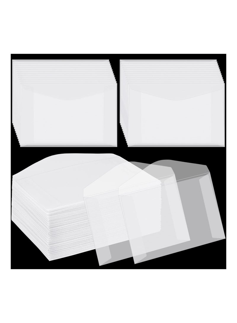 Generic 100 Pcs Glassine Envelopes, Tissue Seed Envelopes, Coin Envelopes, Clear Envelopes, for Collecting Lottery Ticket Stamp Card Coin Gift Wedding Guest Favor Supplies, 4.25 x 2.5 Inches - Image 2