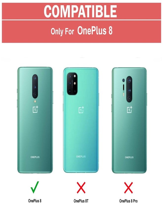 Zapcase Back Case Cover for OnePlus 8 | Compatible for OnePlus 8 BackCover | 360 Degree Hybrid Protection Back Cover | Clear Case with Camera Protection | (TPU + PC | Matte Black) - Image 2