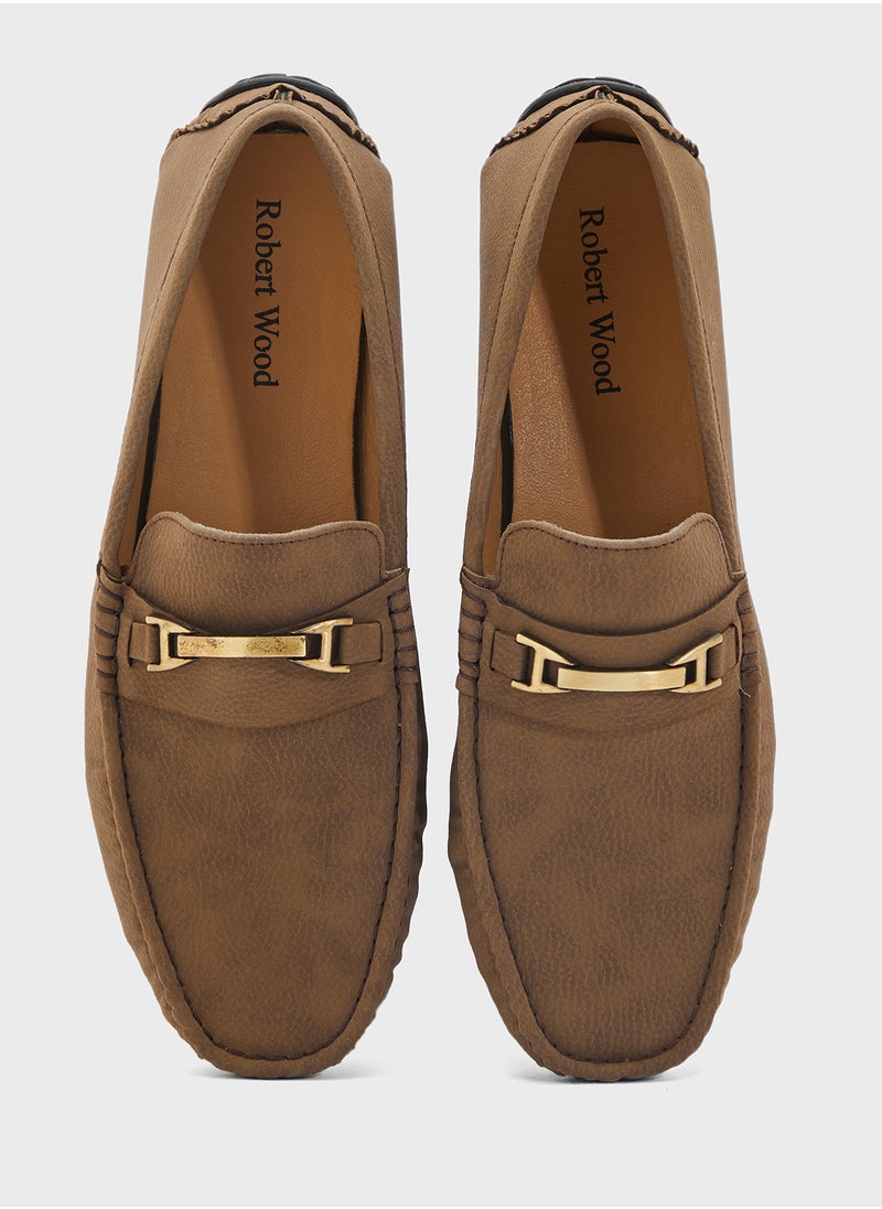 Robert Wood Casual Nubuck Loafers  - Image 4