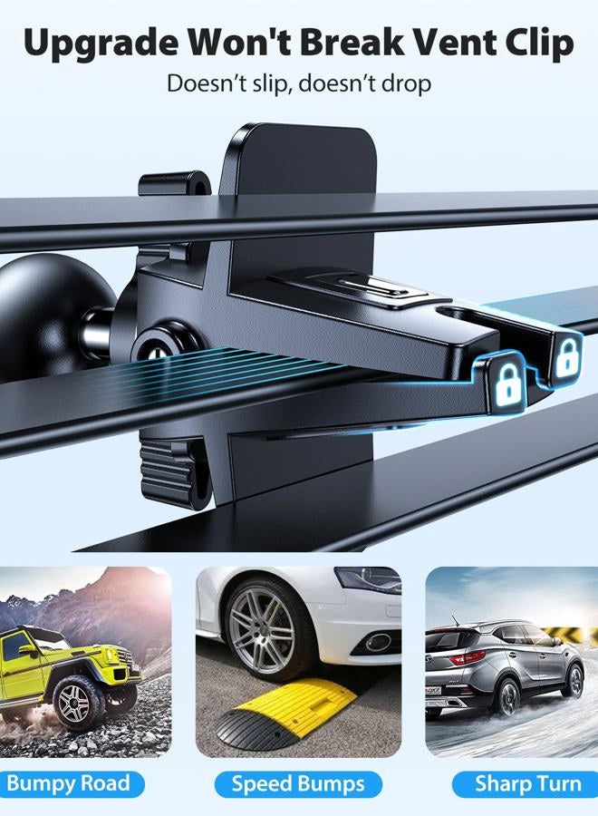 VICSEED for MagSafe Car Mount [Upgraded Strongest Magnet Power] Magnetic Phone Holder for Car Vent 360 Adjustable Magnetic Car Phone Holder Mount for iPhone 17 Pro Max 16 15 14 13 12 Plus Mini - Image 5