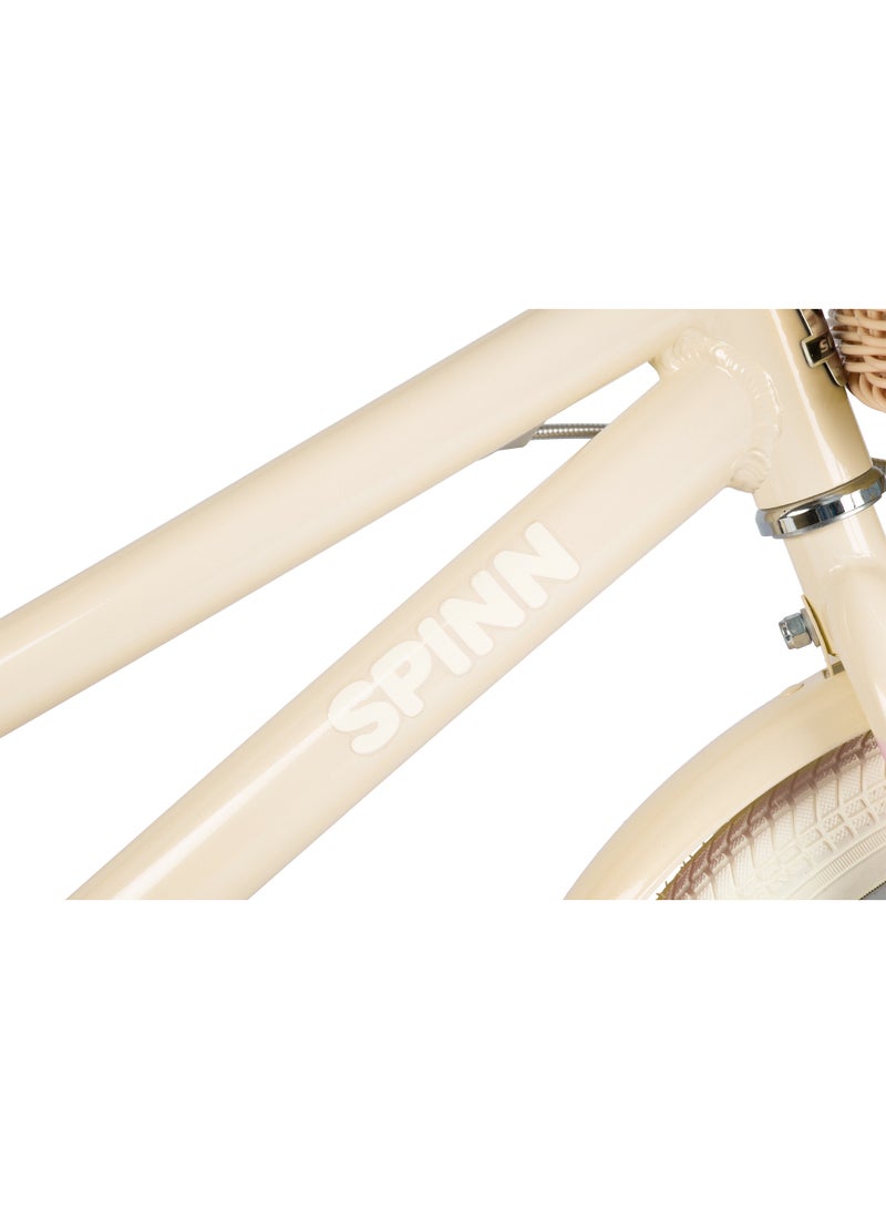 SPINN Pixie 1 Kids Bike 16″ Pearl Cream — Aluminum Frame, 1 Speed, Training Wheels, for Ages 3–6 - Image 5