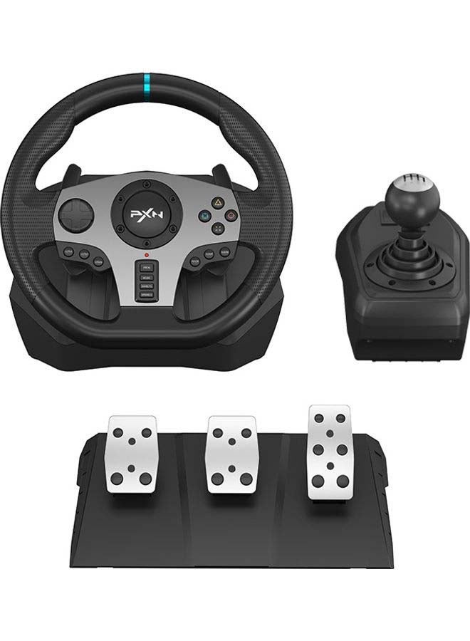 PXN V9 Simracing Gaming Racing Wheel For Nintendo Switch/ Ps4/Ps3/Xbox One/Pc Windows/Xbox Series S/X 270°/900° Racing Wheel & PXN N7 Racing Wheel Converter Wireless Receiver USB Bluetooth for PS5 of V9 /V9 gen2 /V99 Steering Wheel Bundle - Image 2