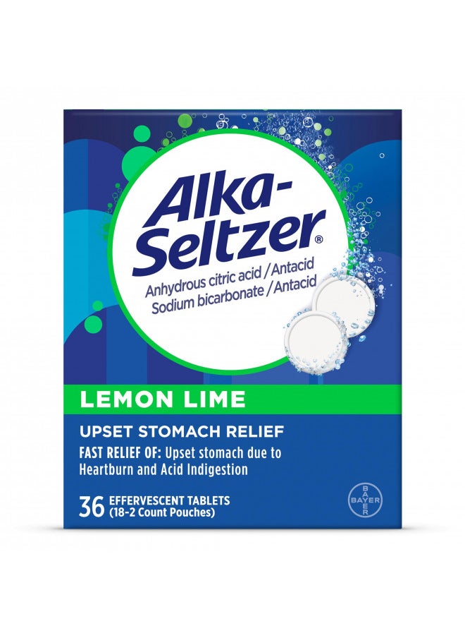 Alka-Seltzer Alka-Seltzer Lemon Lime, 36 Count (Pack of 1)  - Image 2