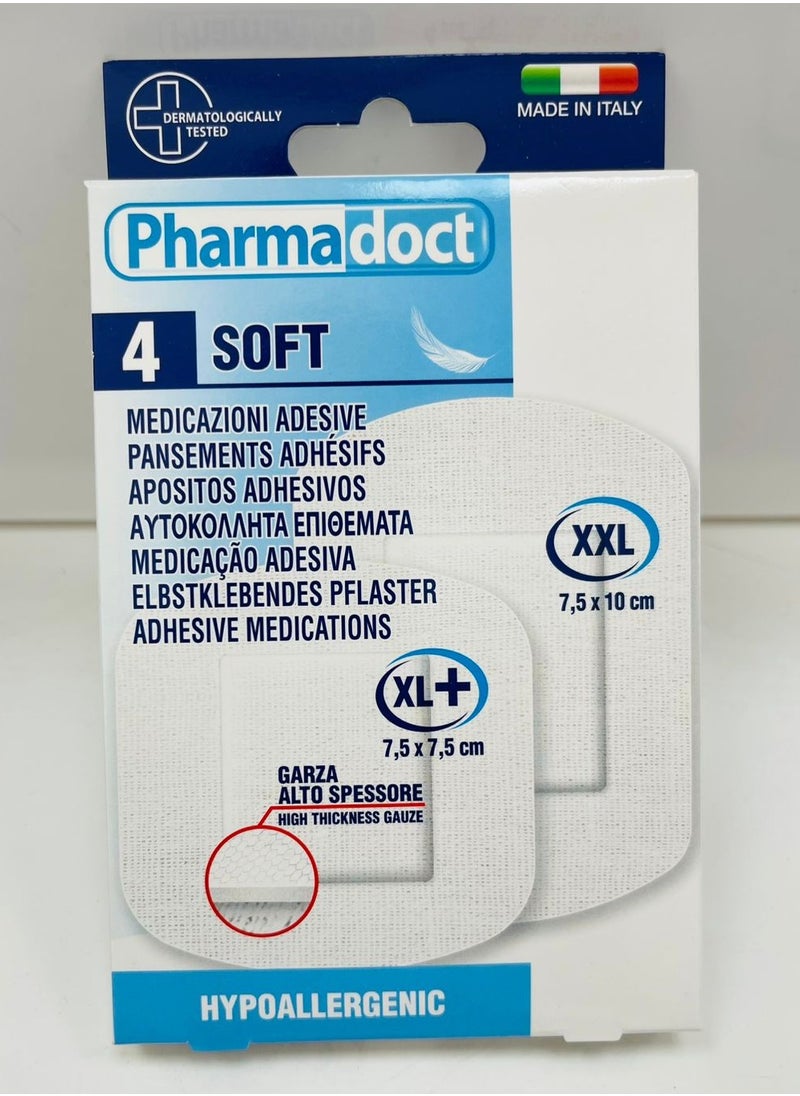 Pharmadoct Soft Adhesive Medications Plaster 4s 