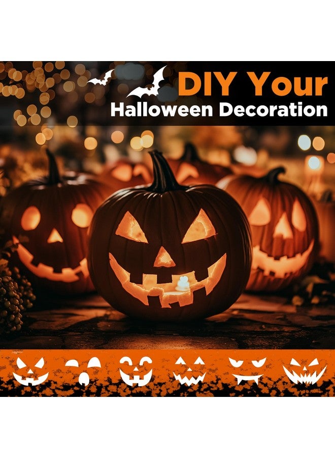 HAUSHOF Pumpkin Carving Tools with Stencils, 11PCS Halloween Pumpkin Carving Kit Professional Knives Set with Case, Halloween Gifts for Halloween Decorations - Image 4