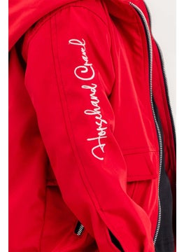 Gold Class Kidswear Hooded Zippered Embroidered Waterproof Boy Jacket  - Image 4