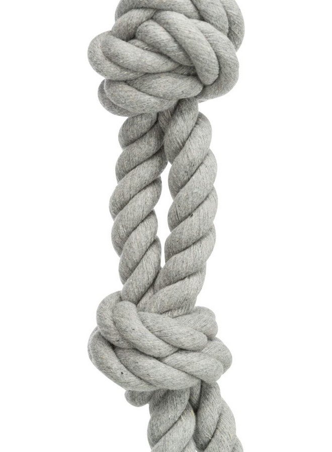 تريكسي لعبة حبل اللعب للحيوانات الأليفة | ألعاب شد غير سامة للجراء والكلاب البالغة | مصنوعة من مزيج من القطن والبوليستر لمزيد من المتانة، تساعد في تدليك لثة الكلاب 60 سم - Image 4