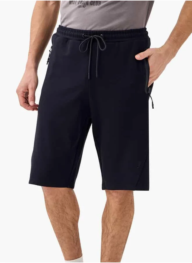 ادوت Zipper Pocket Detail Shorts with Drawstring Closure