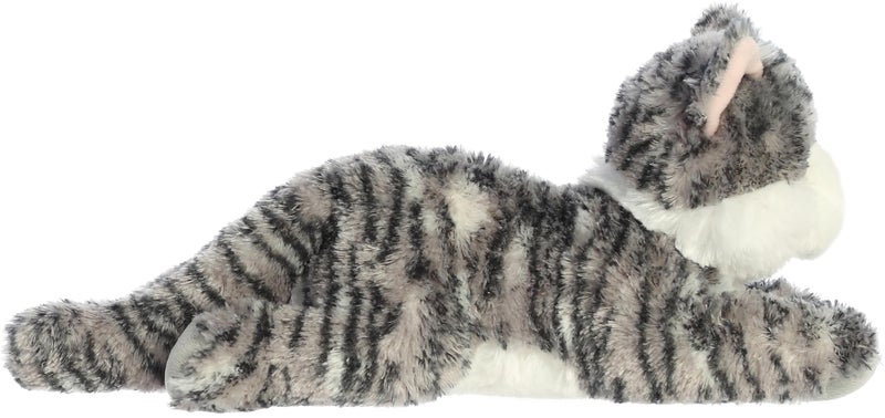 Aurora® Adorable Flopsie™ Lily™ Stuffed Animal - Playful Ease - Timeless Companions - Gray 12 Inches - Image 2