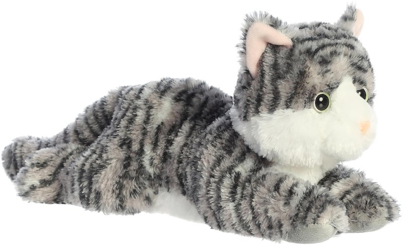 Aurora® Adorable Flopsie™ Lily™ Stuffed Animal - Playful Ease - Timeless Companions - Gray 12 Inches - Image 1