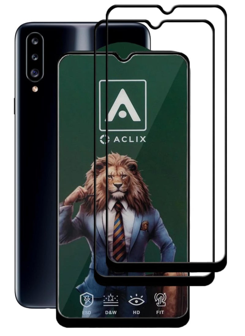 ACLIX 2 Pieces Antistatic ESD Dustproof Premium Quality High Definition Tempered Glass Screen Protector Designed For Samsung Galaxy A20s - Image 1