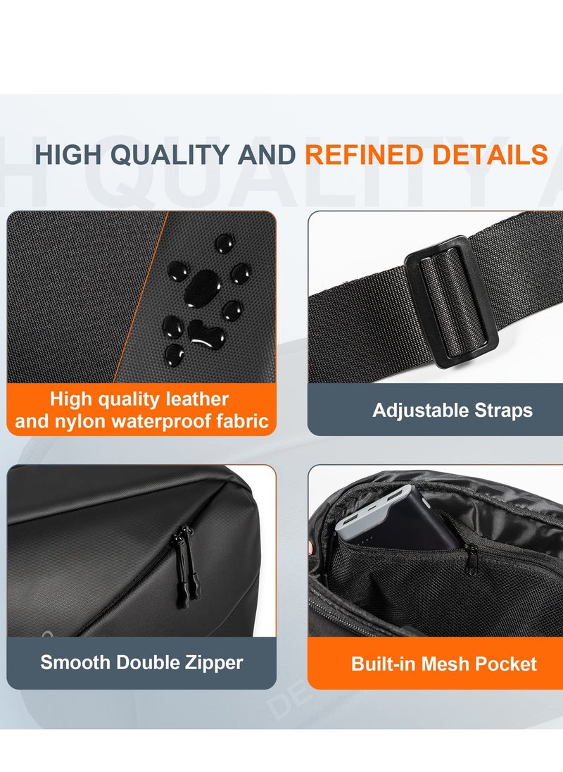 SYOSI - Carrying Case for Steam Deck Console & Accessories, Storage Bag for ASUS ROG Ally, Protective Shoulder Bag Pouch with Pockets Fit Console, AC Adapter,Original Dock, Lightweight Bag for Travel - Image 1