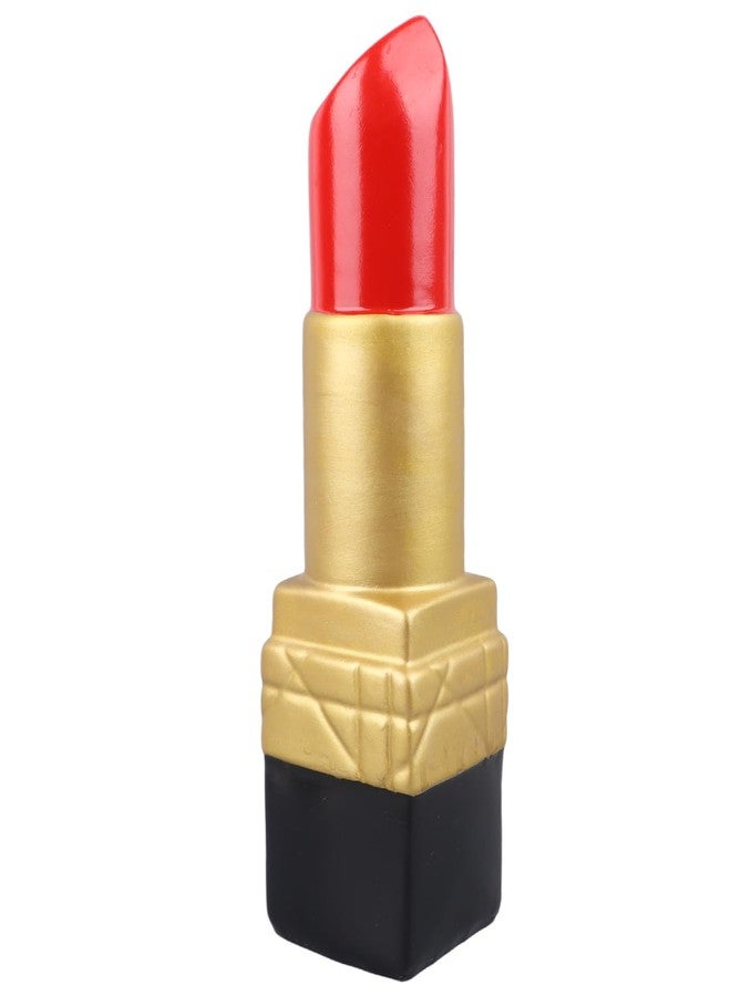 Zudoo Flower Vase, Lipstick Shape Vase Wearproof for Home (Gold) - Image 3