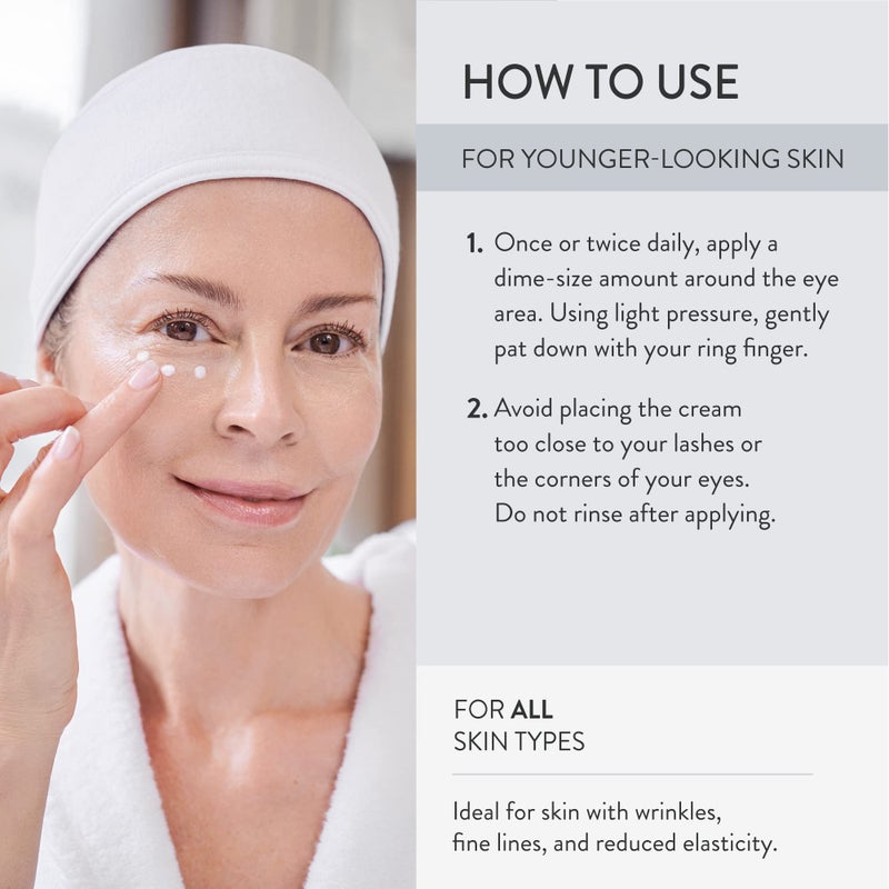 Lancer Skincare Eye-Contour Lifting Cream with Diamond Powder, Anti-Aging Eye Cream with Hyaluronic Acid, 0.5 Ounces - Image 4