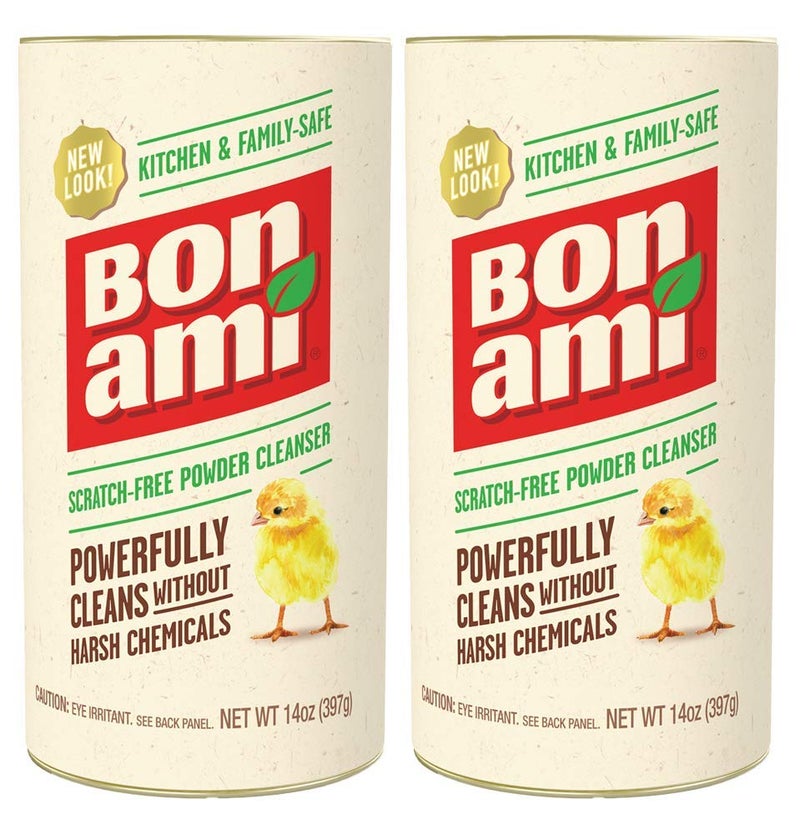 BON AMI Powder Cleanser for Kitchens & Bathrooms - All Types of Surfaces, Cleans Grime & Dirt, Polishes Surfaces, Absorbs Odors (2 Pack) - Image 1
