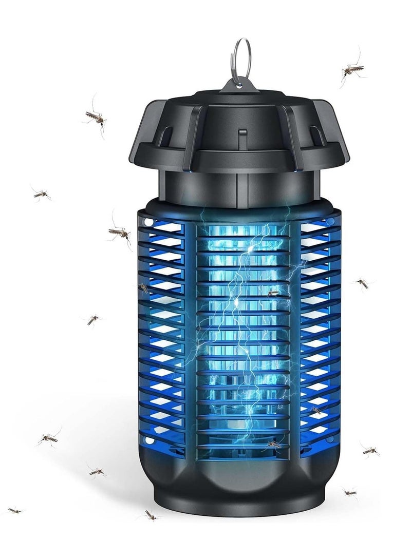 TAPIT Bug Zapper Indoor Outdoor Electric Mosquito Killer Lamp Fly Insect Trap for Home Bedroom Outdoor Camping (Black) - Image 1