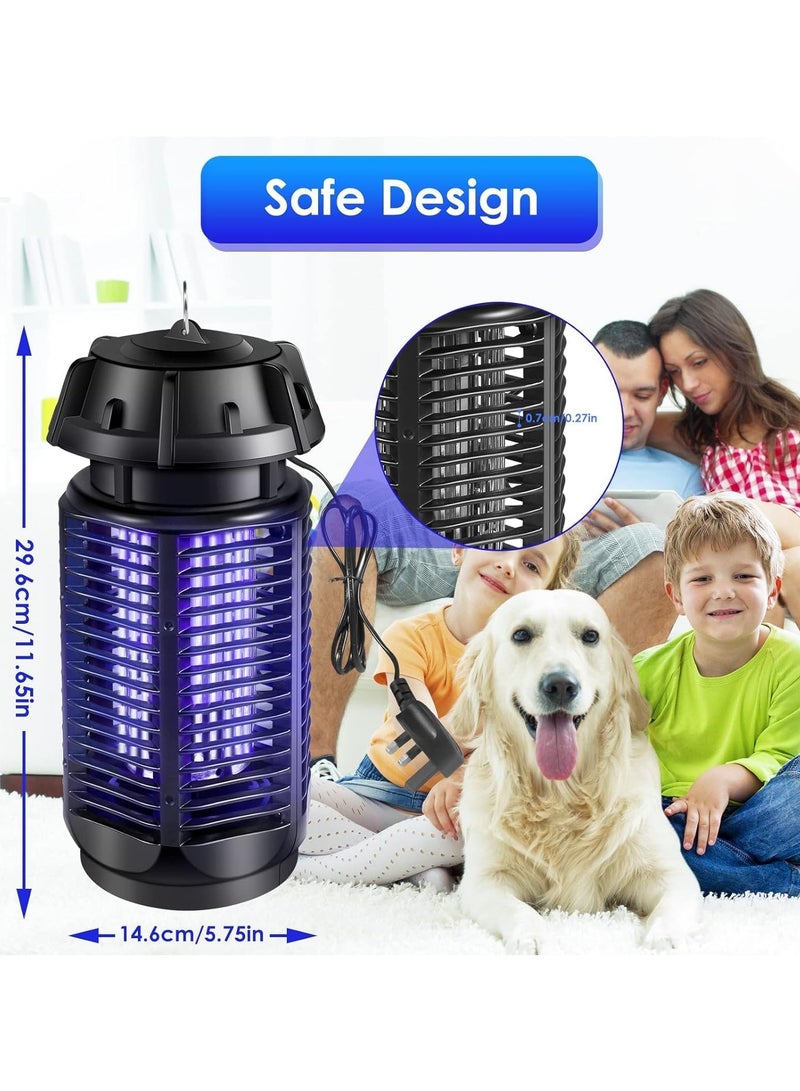 TAPIT Bug Zapper Indoor Outdoor Electric Mosquito Killer Lamp Fly Insect Trap for Home Bedroom Outdoor Camping (Black) - Image 5
