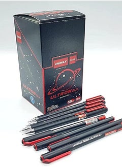 UNIMAX Unimax Gigis Ultron Smooth Ball pen 1.0MM Red 1x50 Pieces  - Image 3