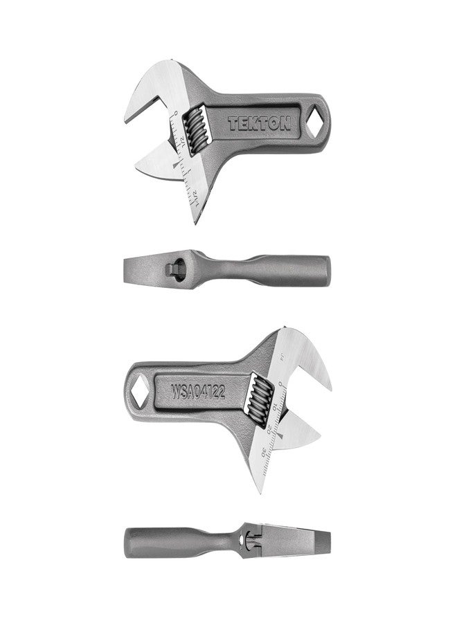 TEKTON 6 Inch Adjustable Wrench (1-1/2 in. Jaw Capacity) | WSA04122 - Image 2