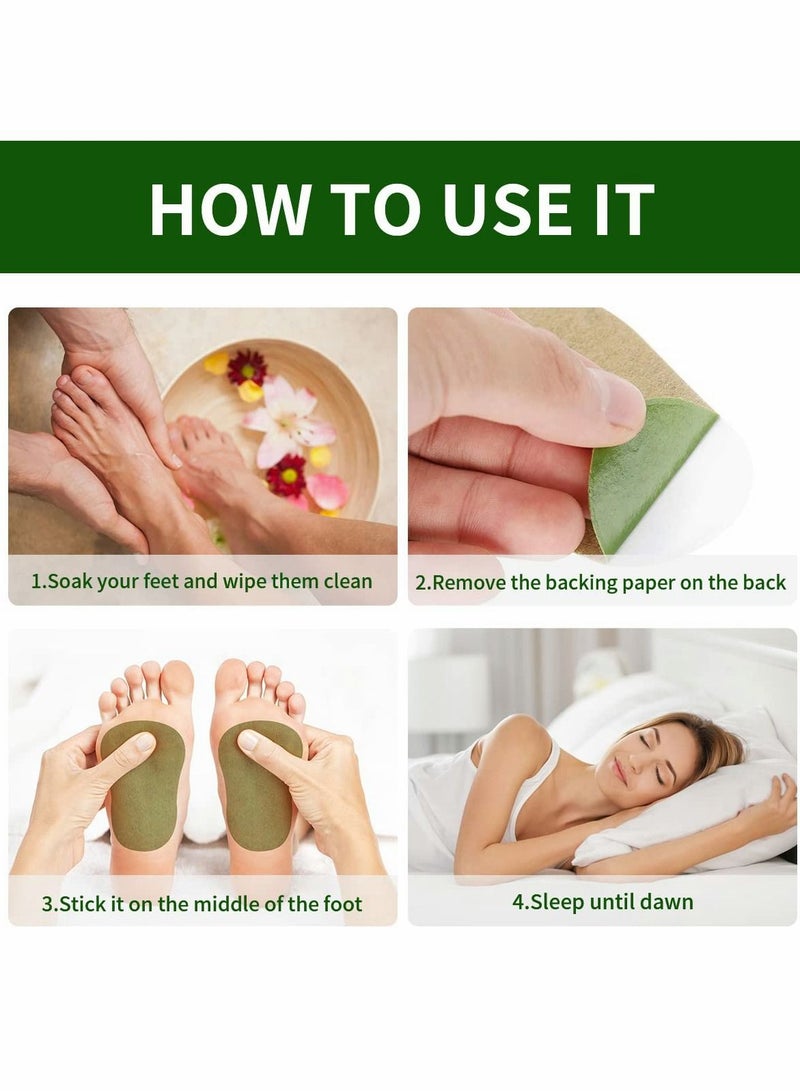 Excefore 16Pcs Detox Foot Patches, Deep Cleansing Foot Patches, Detox Foot Pads with Wormwood and Ginger, Remove Body Toxins, Relieve Fatigue and Improve Sleep - Image 4