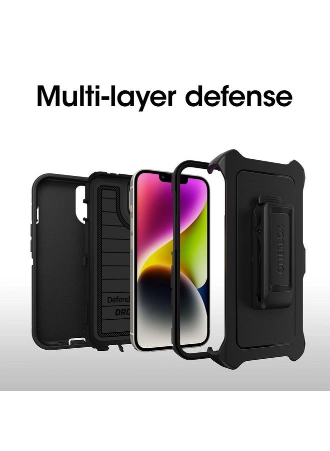 Otterbox OtterBox Defender Series Screenless Edition Case for iPhone 14 & iPhone 13 (Only) - Holster Clip Included - Microbial Defense Protection - Non-Retail Packaging - Black  - Image 5