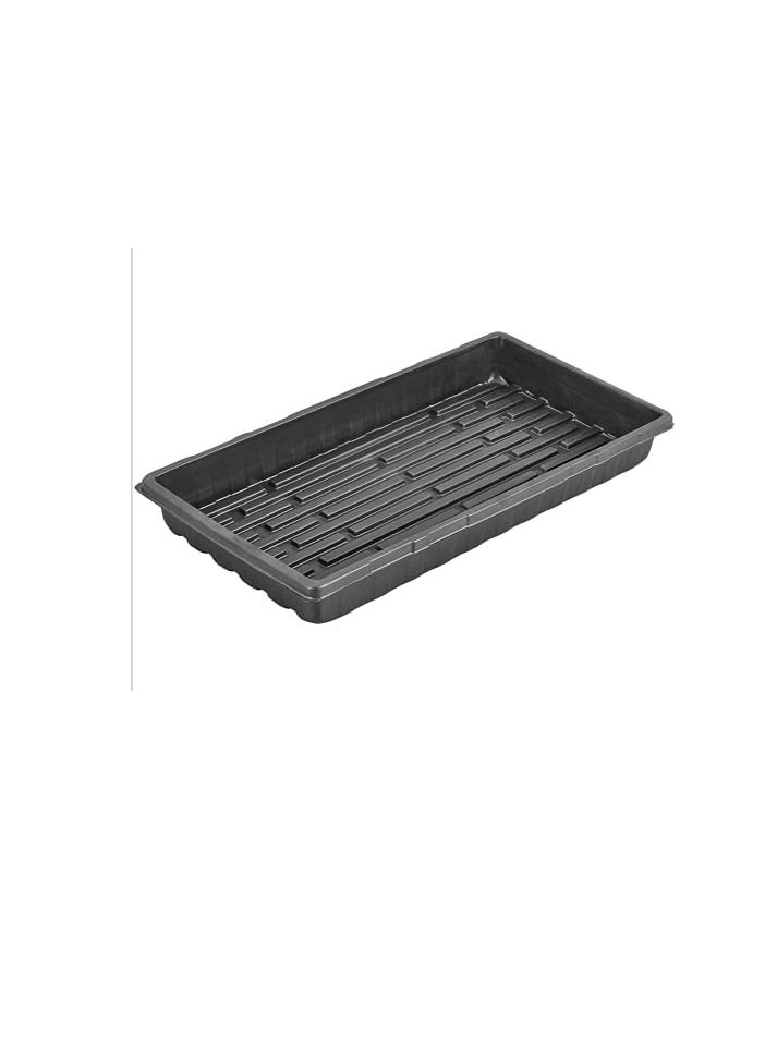Generic Reusable 1020 PS Seedling Flat Trays Starter for Greenhouse Hydroponics Plant Germination without Holes, (550 x 278mm X 60mm,1.8mm) 10 Pieces  - Image 1