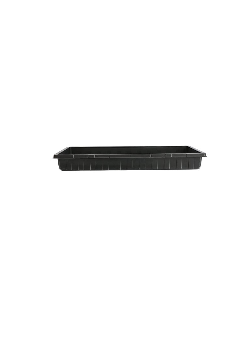 Generic Reusable 1020 PS Seedling Flat Trays Starter for Greenhouse Hydroponics Plant Germination without Holes, (550 x 278mm X 60mm,1.8mm) 10 Pieces  - Image 2