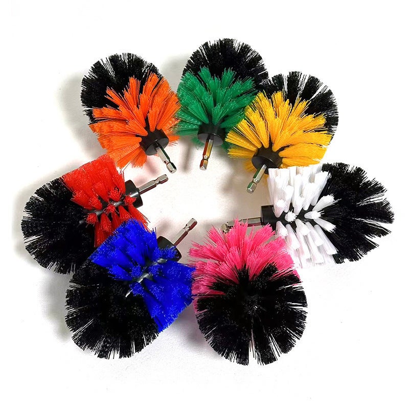 Electric Drill Brush 3-Piece Electric Cleaning Brush Tool Brush Car Cleaning Brush Household Cleaning Brush Brush Disc Brush Head - Image 1