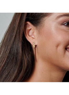 Mevecco Women Huggie Hoop Earrings Gold Ear Stud Cuff 14K Gold Filled Small Boho Beach Simple Delicate Handmade Hypoallergenic Jewelry Gift  - Image 3