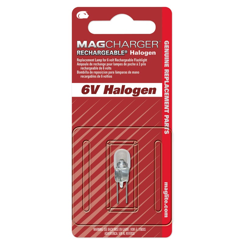 Maglite Replacement Halogen Lamp for MagCharger Flashlight, 1 pk - LR00001 - Image 1