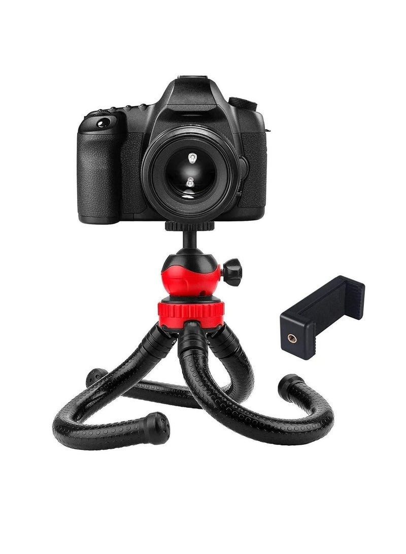 NTECH Flexible Gorilla Tripod With 360° Rotating Ball Head Tripod For All DSLR Cameras (Max Load 1.5 kgs) - Image 1