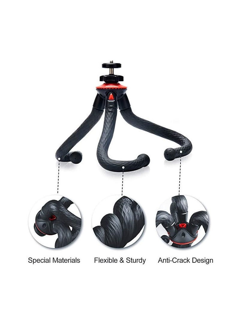 NTECH Flexible Gorilla Tripod With 360° Rotating Ball Head Tripod For All DSLR Cameras (Max Load 1.5 kgs) - Image 2