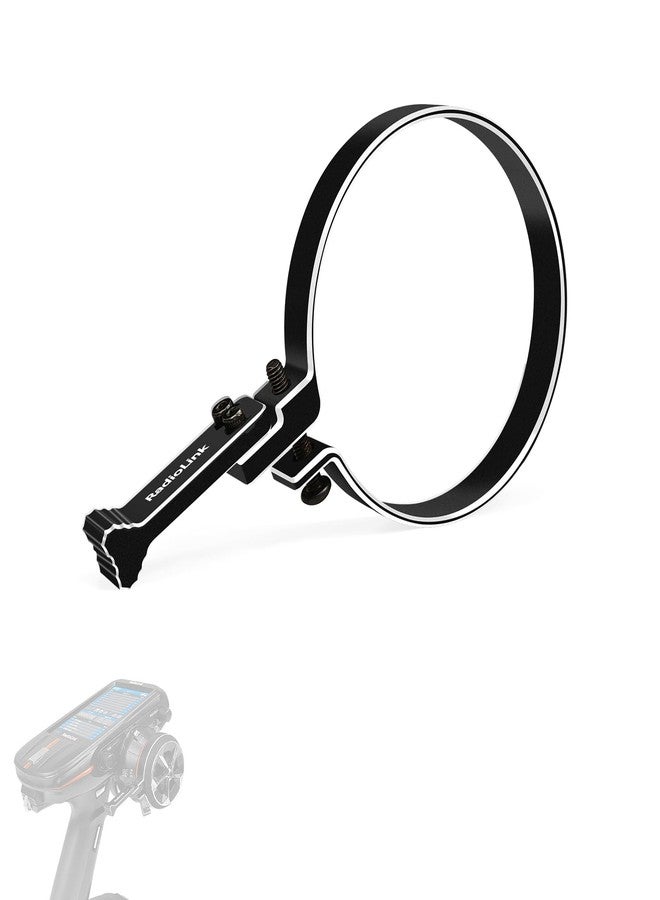 Radiolink Alloy Steering Wheel Trigger RC One-Handed Control Accessory Adapter for Radiolink RC8X RC4GS RC6GS/Flysky GT5/NB4/Pro/GT3B/Futaba 7PX/Dumborc X6/X4/DDF-350 and More (Black) - Image 1