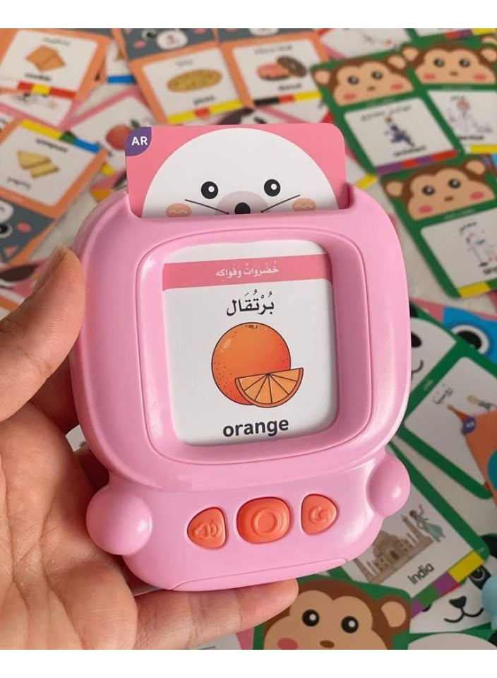 Rally Electronic educational device for children to learn English - 224 words - pink color - Image 2