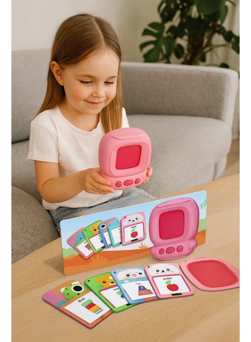 Rally Electronic educational device for children to learn English - 224 words - pink color - Image 5