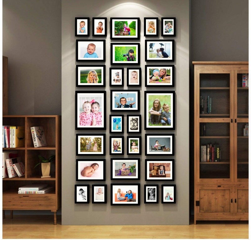 PAPER PLANE DESIGN Photo Picture Frame Set Collage For Home Decor Office Decor (D) - Image 2