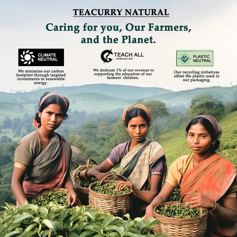 Teacurry Blue Purple Tea (100 gram) - Supports Skin Wellness and Hair Strength| | Flower Based, Caffeine Free Herbal Tea - Image 5