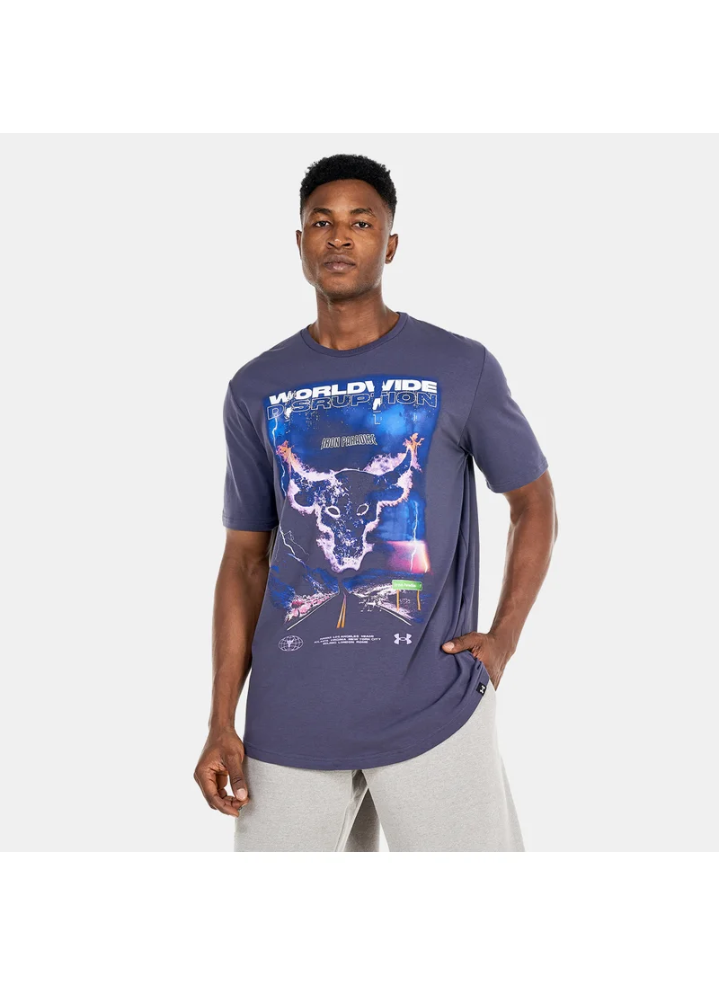 UNDER ARMOUR Men's Project Rock WW Disruption T-Shirt