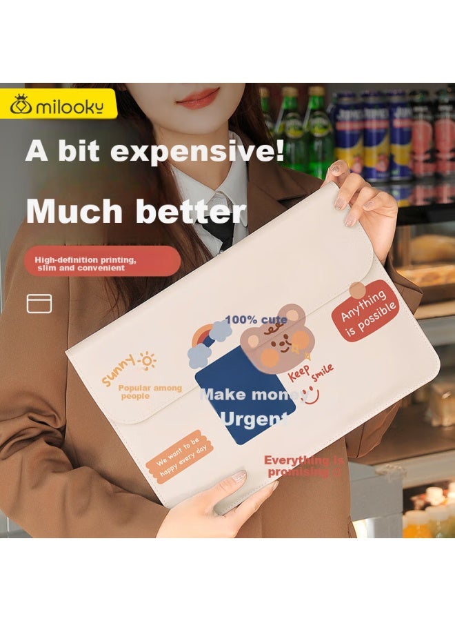 Milooky Laptop Sleeve For Macbook, 15.6/16 Inch, Compatible With Lenovo, Huawei, And Apple, Protective Case And Storage Bag - Image 2