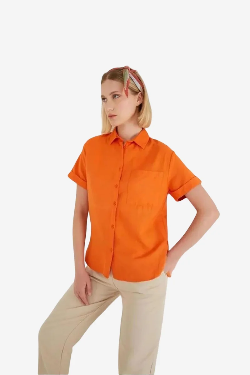 Mixray MIXRAY Short Sleeve Shirt with Pockets