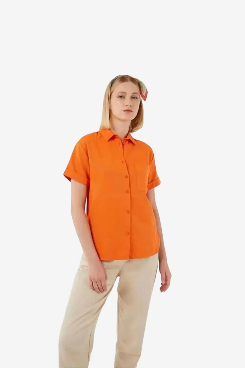 Mixray MIXRAY Short Sleeve Shirt with Pockets